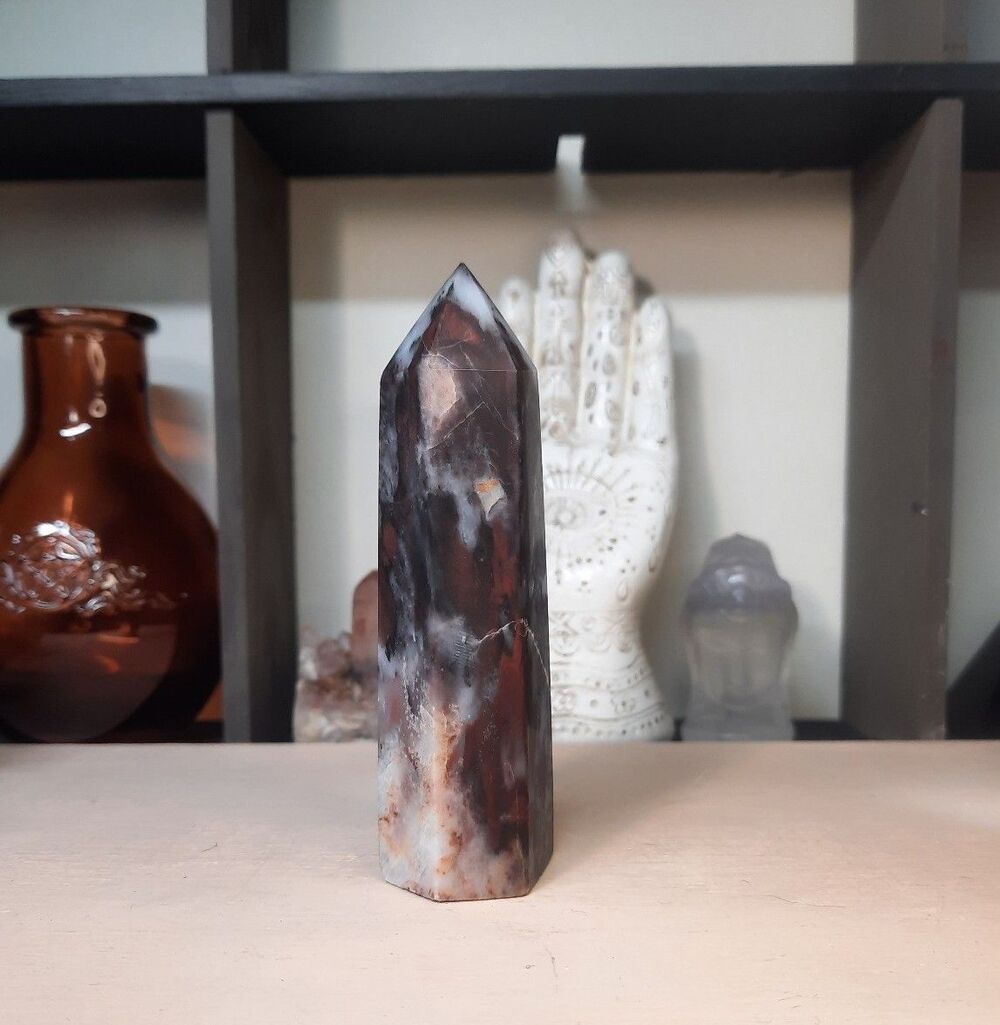 Breacciated Jasper Crystal Tower